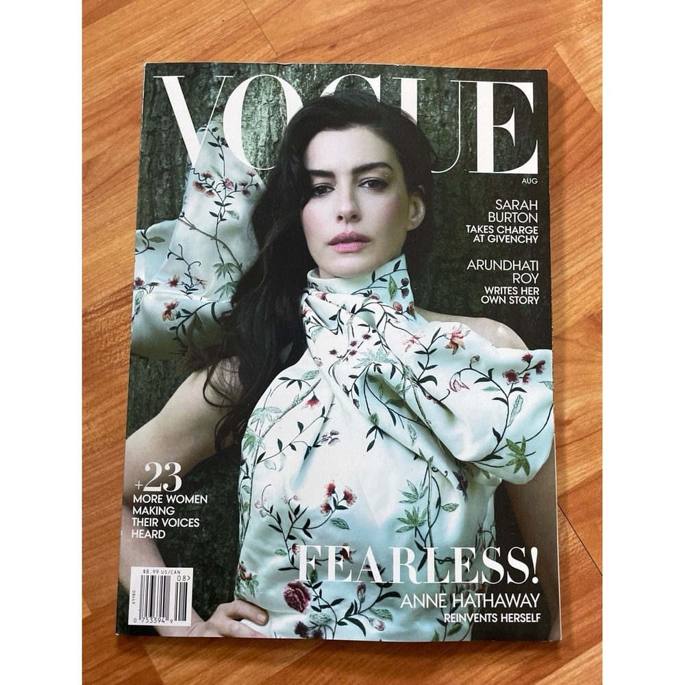 Vogue Fearless Anne Hathaway magazine August 2025
